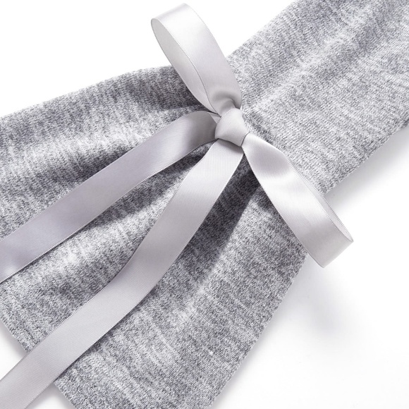 Heathered Gray Sweater Coat W/ Ribbon Detail - Picture 5 of 8